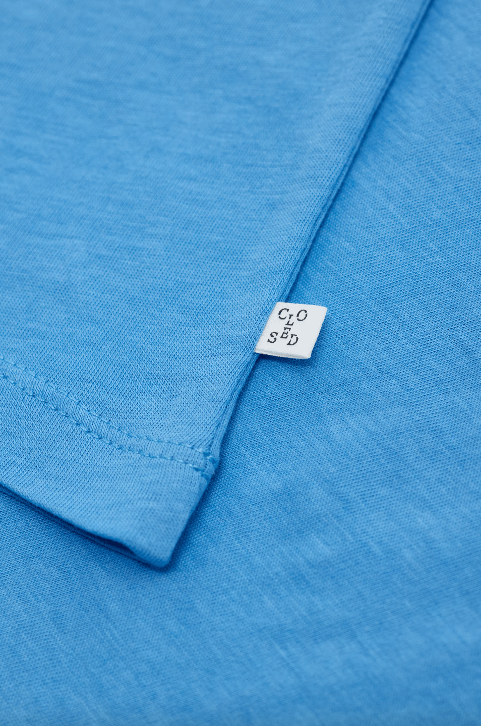 Basic Cotton T-Shirt - Blue - The Collective Park City