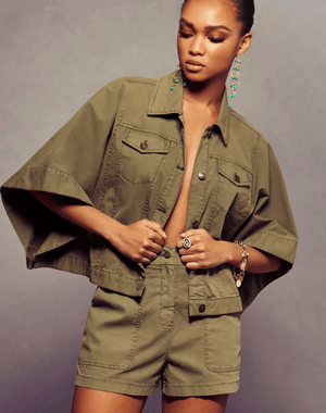 Beatrice Cotton Canvas Jacket - The Collective Park City