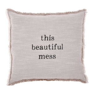 Beautiful Mess Square Pillow - The Collective Park City