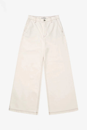 Becube Ivory Trousers - The Collective Park City