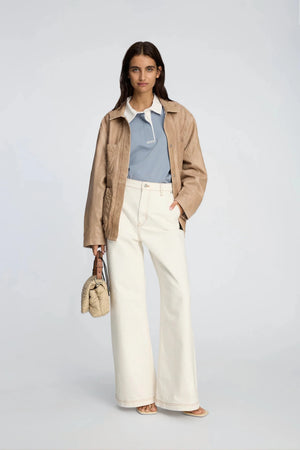 Becube Ivory Trousers - The Collective Park City