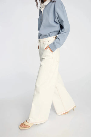 Becube Ivory Trousers - The Collective Park City