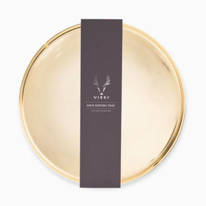 Belmont Polished Gold - Plated Serving Tray - The Collective Park City