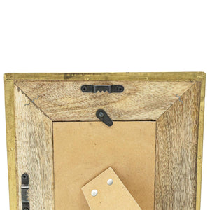 Berlin Hammered Brass Diamond Photo Frame - 4X6 - The Collective Park City