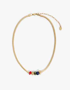 Bien Bead Gold Necklace - The Collective Park City