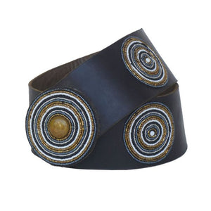 Big Medallion Beaded Belt - The Collective Park City