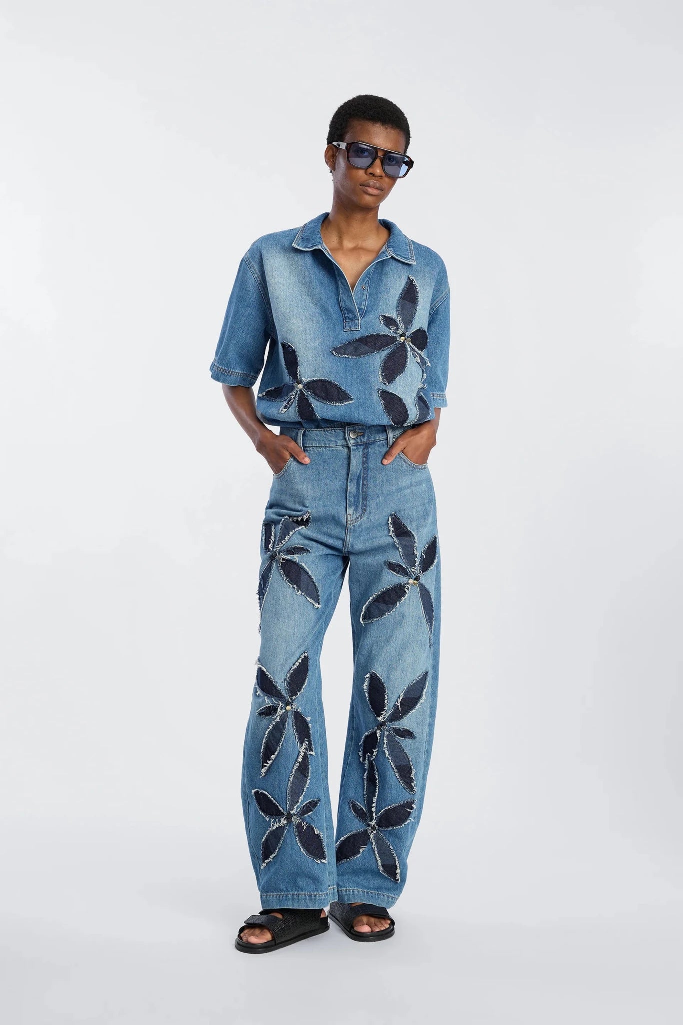 Bimo Wide - Leg Jeans - The Collective Park City