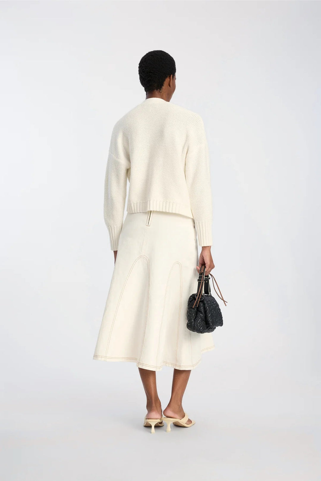 Biora Knit Cardigan - Ivory - The Collective Park City