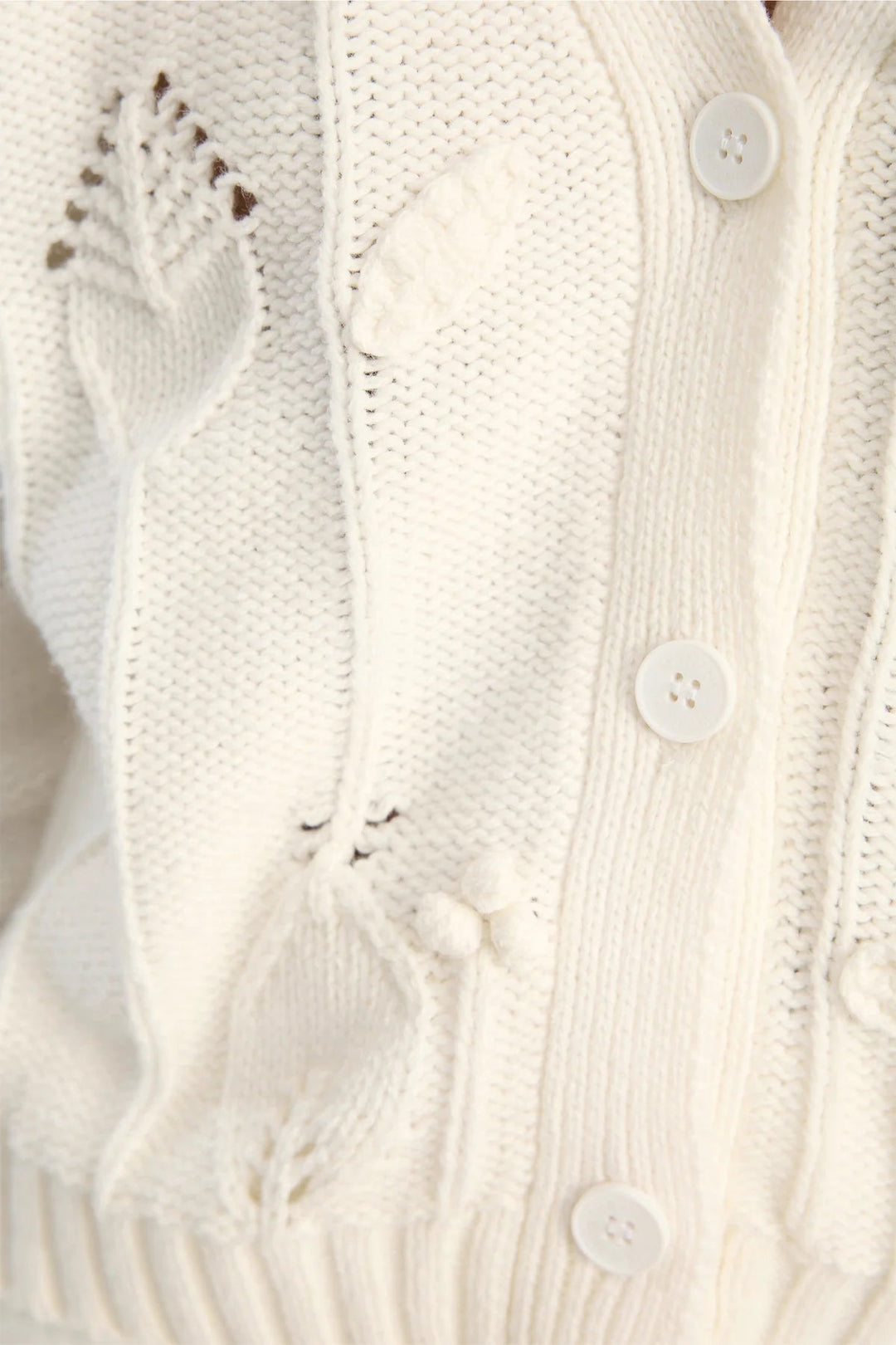 Biora Knit Cardigan - Ivory - The Collective Park City