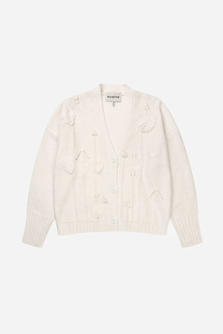 Biora Knit Cardigan - Ivory - The Collective Park City