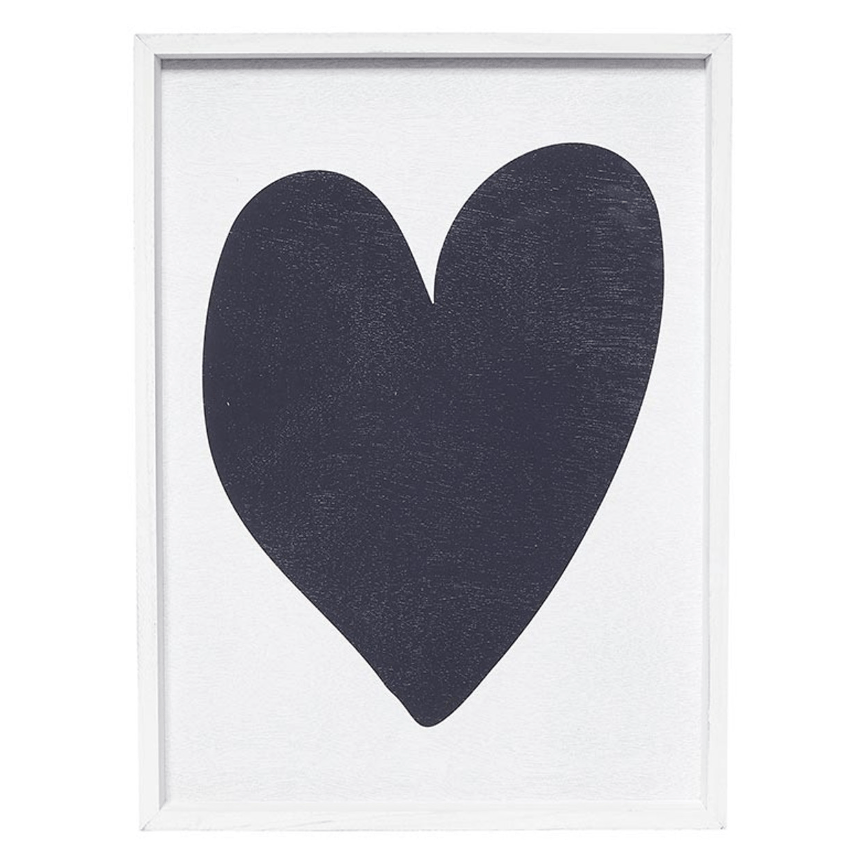 Black Heart Wall Art - 20x27 - The Collective Park City