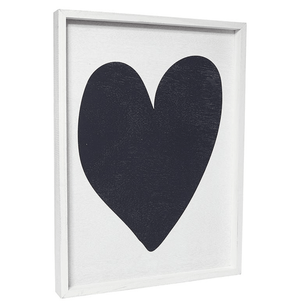 Black Heart Wall Art - 20x27 - The Collective Park City