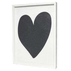 Black Heart Wall Art - 20x27 - The Collective Park City