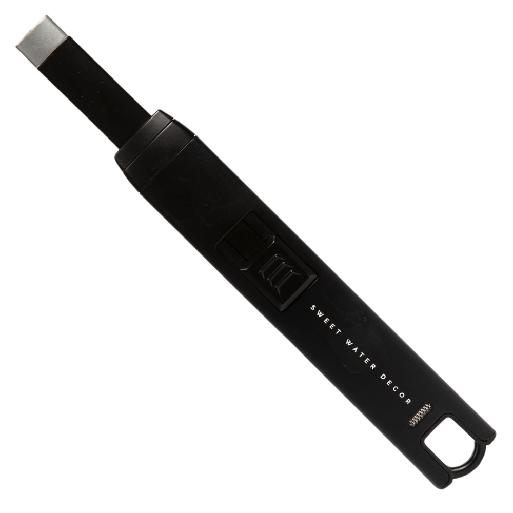 Black Large Rechargeable Electric Lighter - Home Decor - The Collective Park City