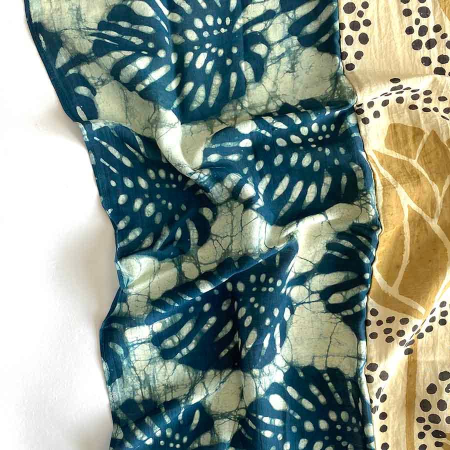 Block Print Head Square Scarf | Zariah - The Collective Park City