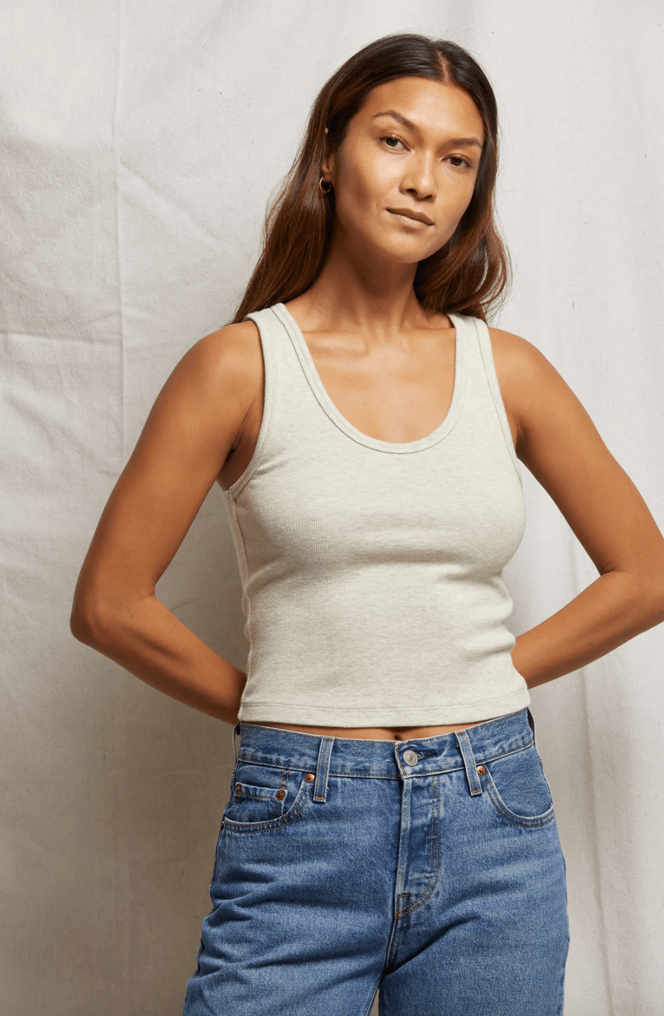 blondie Ribbed Tank Top - The Collective Park City