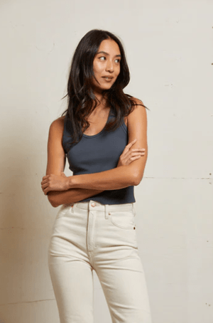 Blondie Structured Rib Tank - The Collective Park City