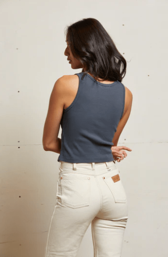 Blondie Structured Rib Tank - The Collective Park City