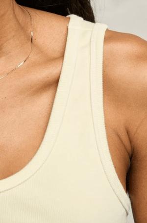 Blondie Structured Ribbed Tank - The Collective Park City