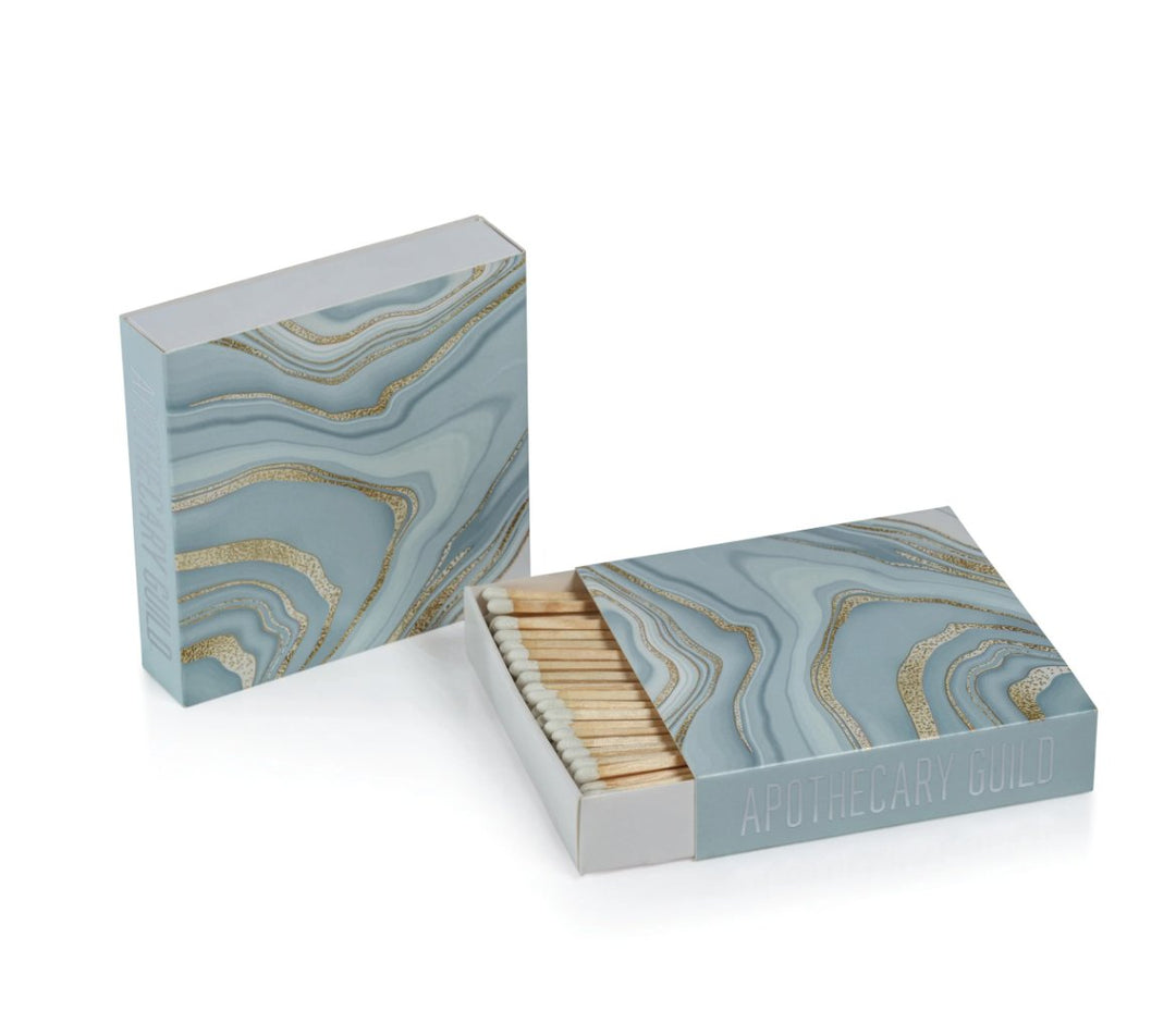 Blue Agate Match Box - 120/Pack - The Collective Park City