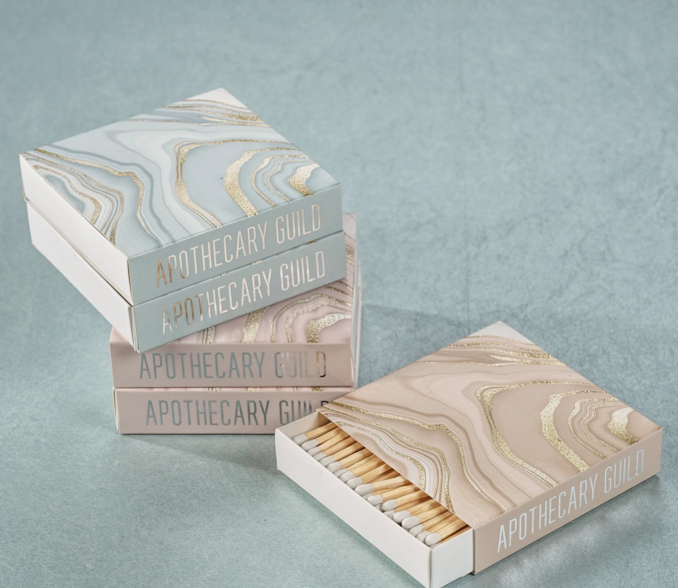 Blue Agate Match Box - 120/Pack - The Collective Park City