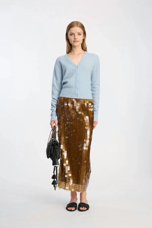 Bomi Gold Sequin Skirt - The Collective Park City