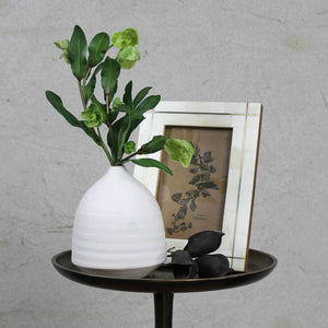 Bone with Brass Grid Frame - 4x6 - The Collective Park City