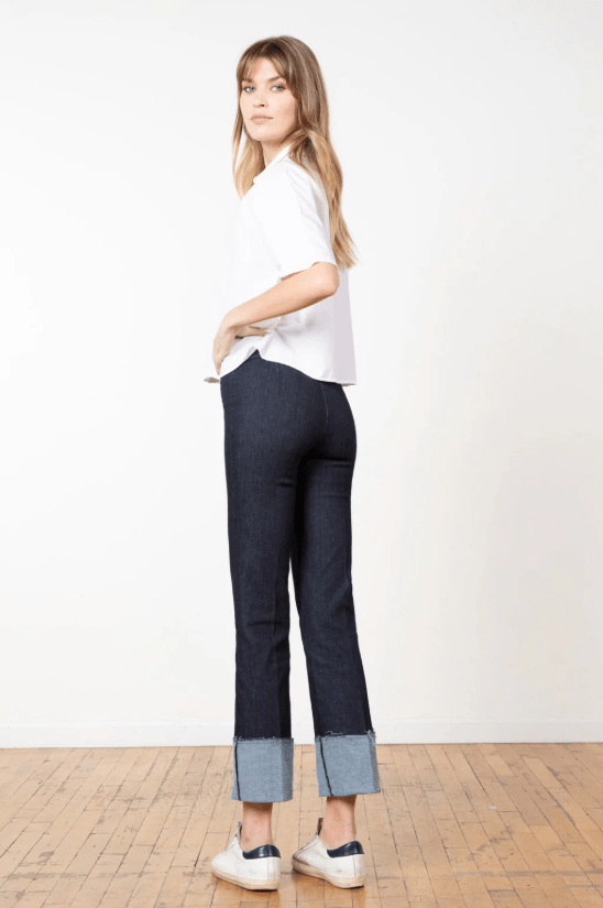 Bonnie Cuffed Denim Pant - The Collective Park City