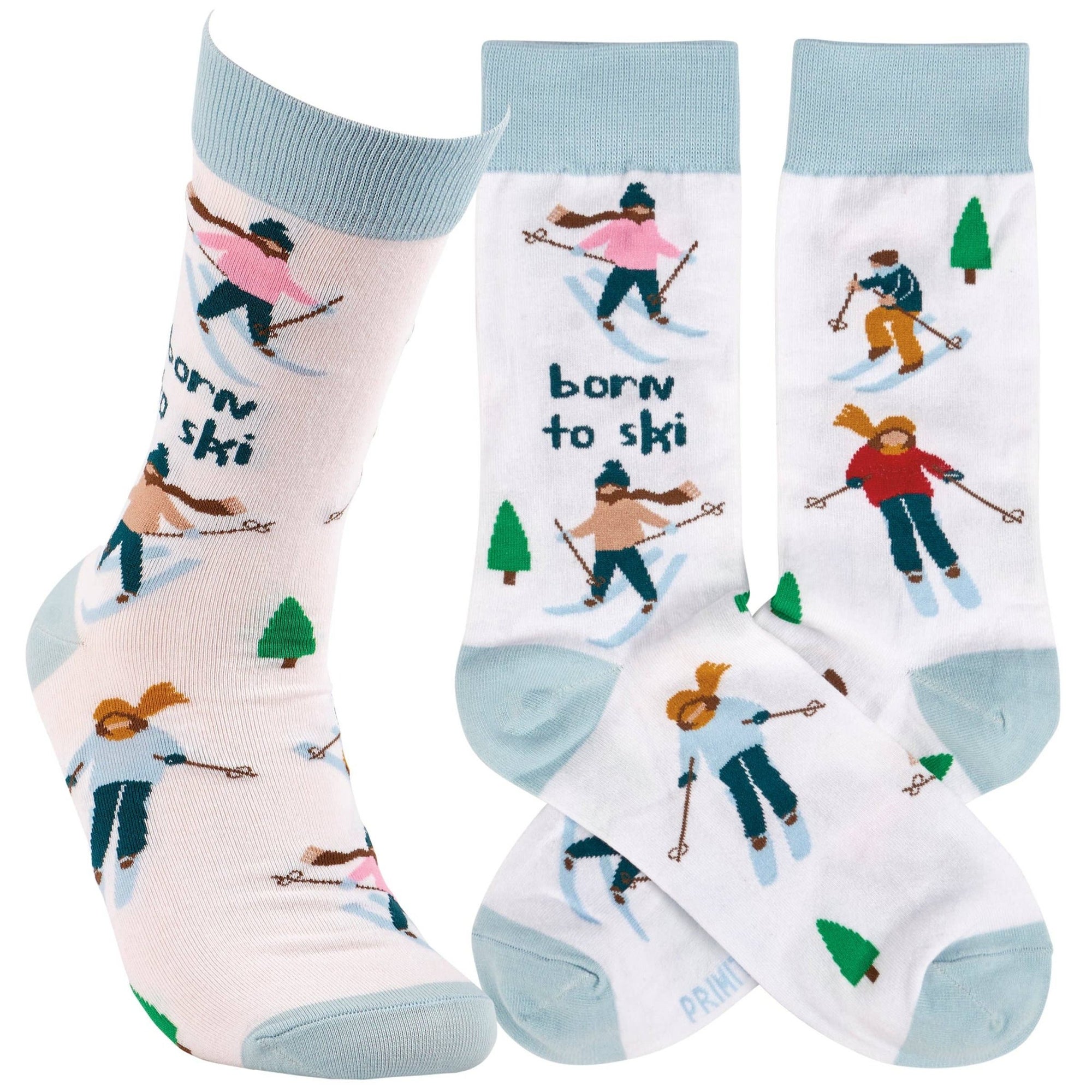 Born To Ski Socks - The Collective Park City