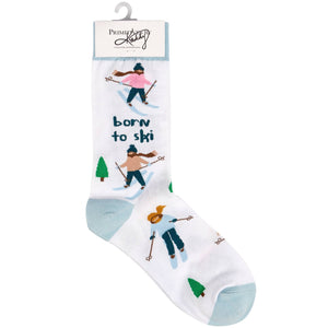 Born To Ski Socks - The Collective Park City
