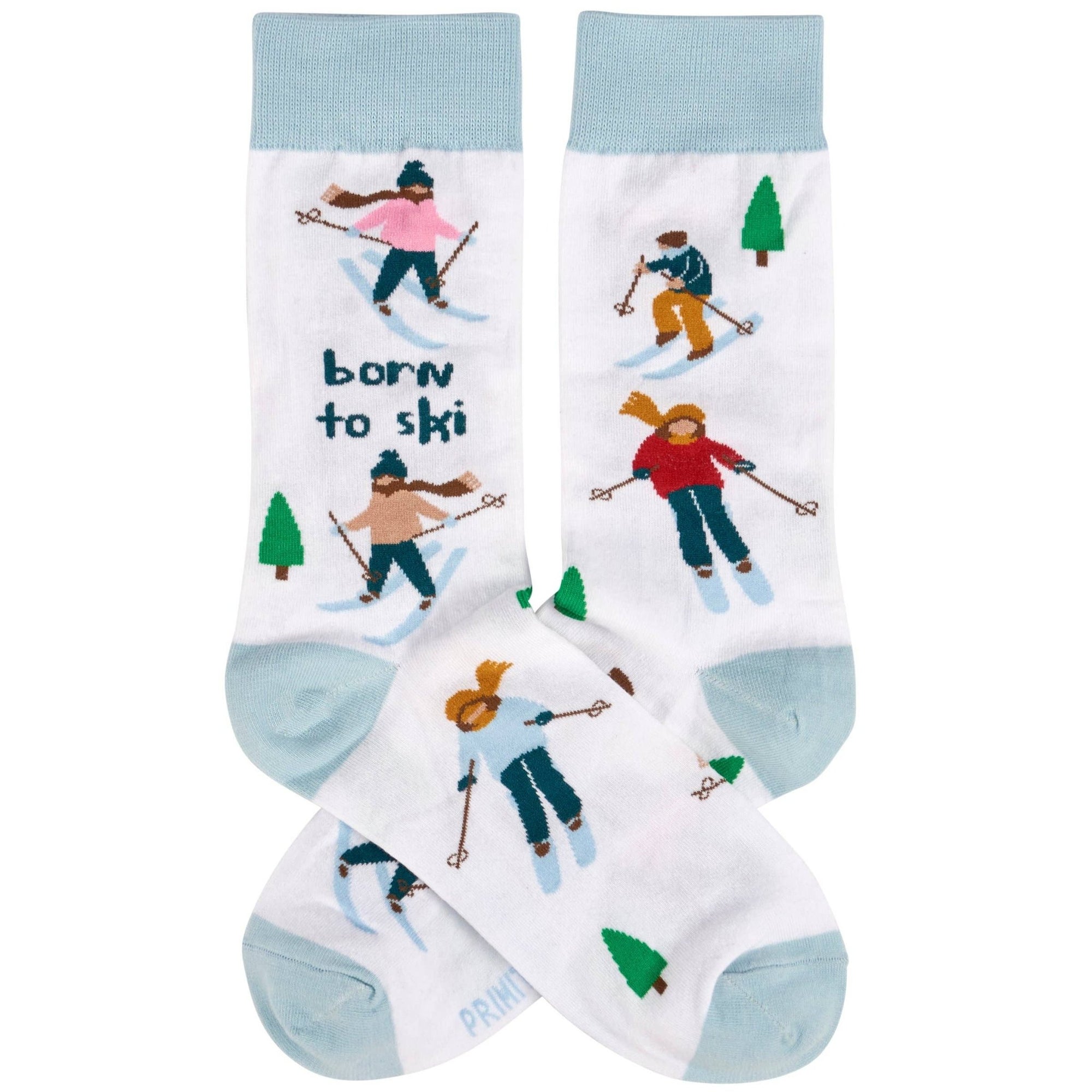 Born To Ski Socks - The Collective Park City