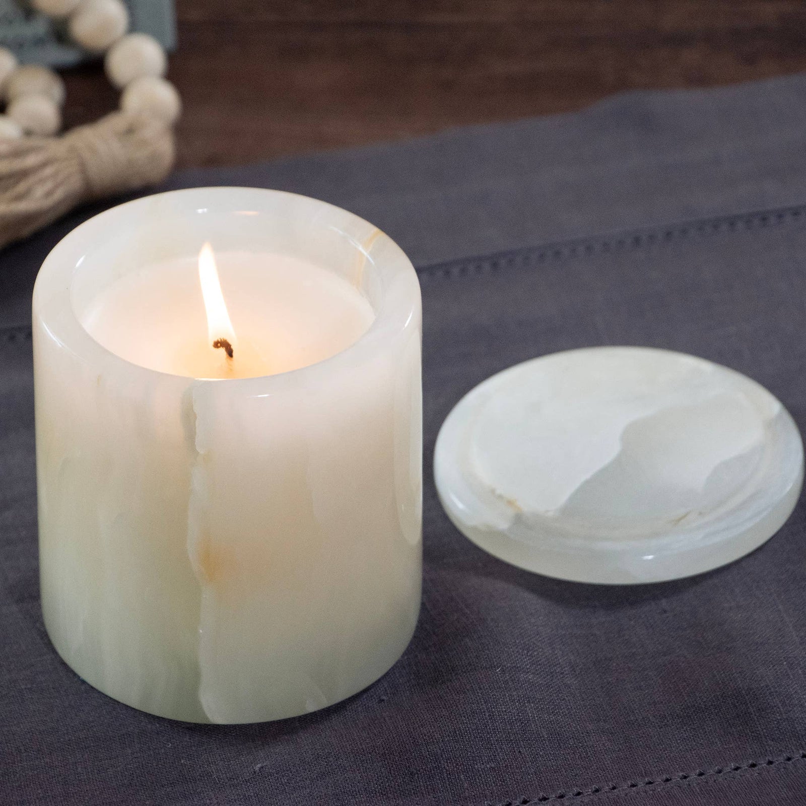 Botanique Palo Santo Luxe Onyx Candle - The Collective Park City