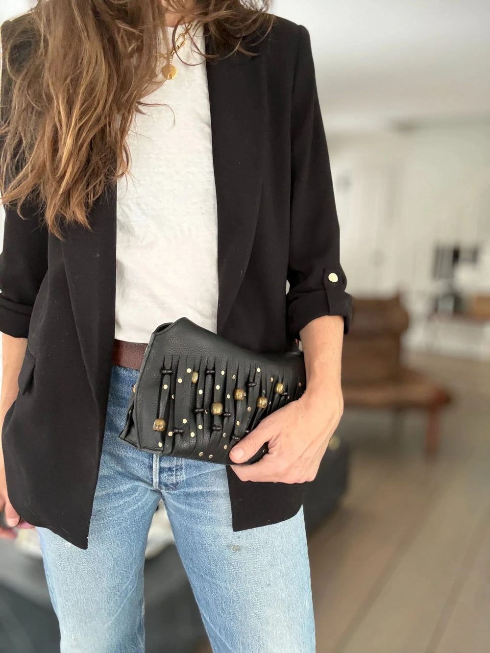 Box Clutch - Black - The Collective Park City