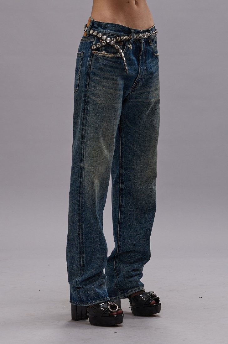 Boyfriend Jean - Aspen Selvedge Blue - The Collective Park City