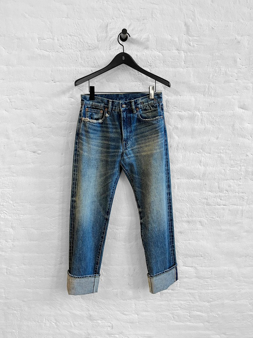 Boyfriend Jean - Aspen Selvedge Blue - The Collective Park City