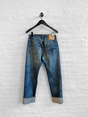 Boyfriend Jean - Aspen Selvedge Blue - The Collective Park City