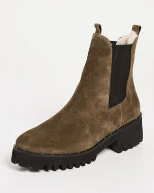 Brooke Shearling Suede Boot - The Collective Park City