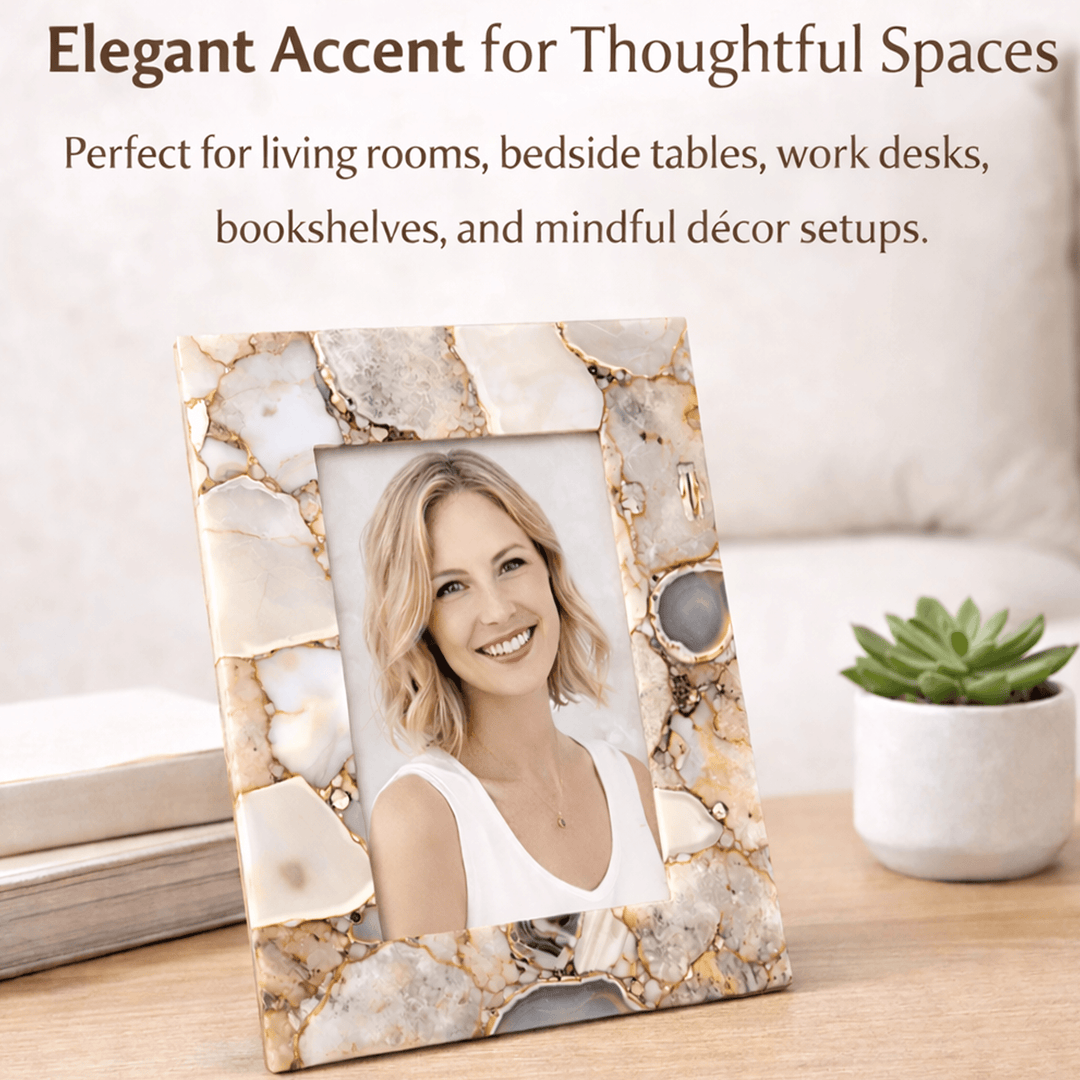 Brown Agate Photo Frame - 5x7. - The Collective Park City