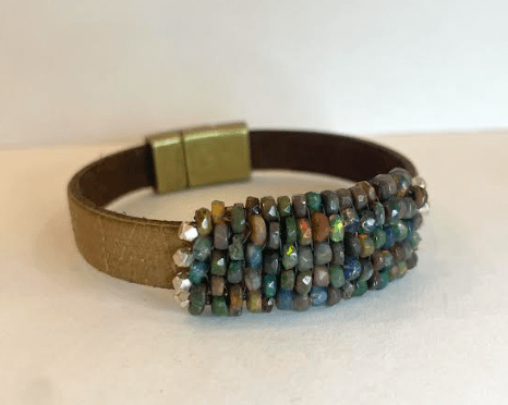 Brown Opal Beaded Bracelet - The Collective Park City