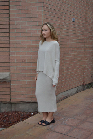 Brushed Jersey Pencil Skirt - The Collective Park City