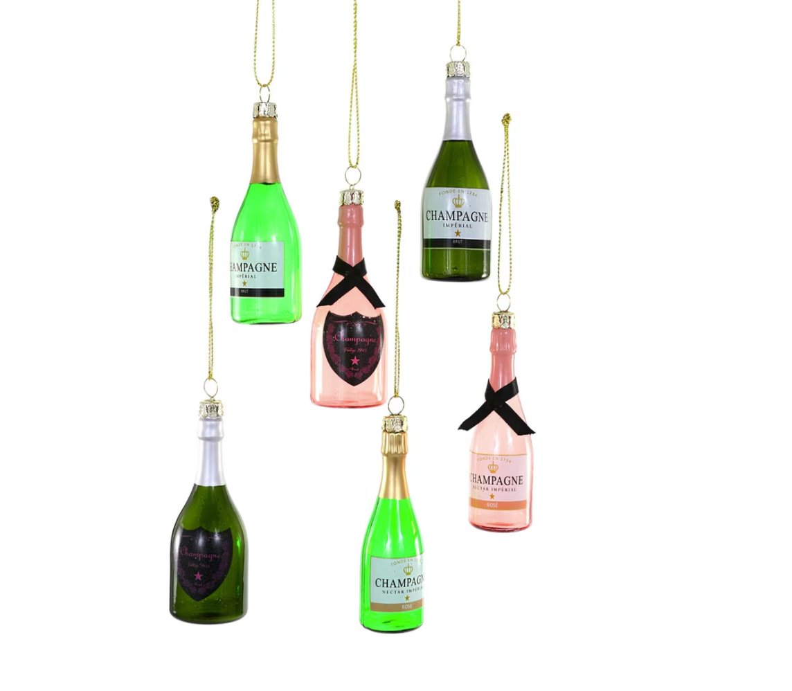 Bubbly Champagne Ornament - The Collective Park City