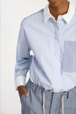 Buxilimi Button - Down Blouse - The Collective Park City