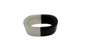 B/W Horn Napkin Ring - The Collective Park City