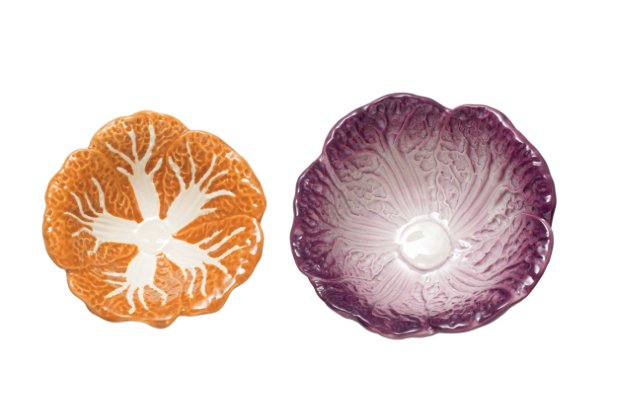 Cabbage Shaped Stoneware - Set of Two - The Collective Park City