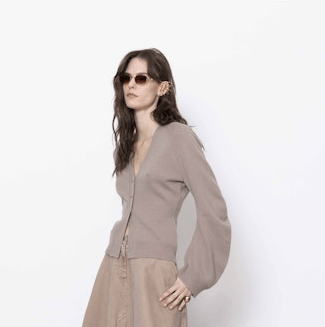 Cable Knit Cardigan - The Collective Park City