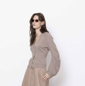 Cable Knit Cardigan - The Collective Park City