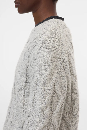 Cable Knit Sweater - Shetland - The Collective Park City