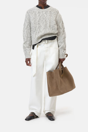 Cable Knit Sweater - Shetland - The Collective Park City