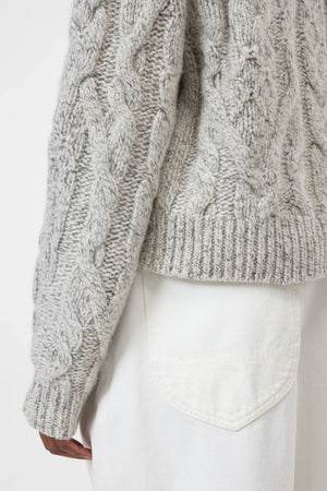 Cable Knit Sweater - Shetland - The Collective Park City