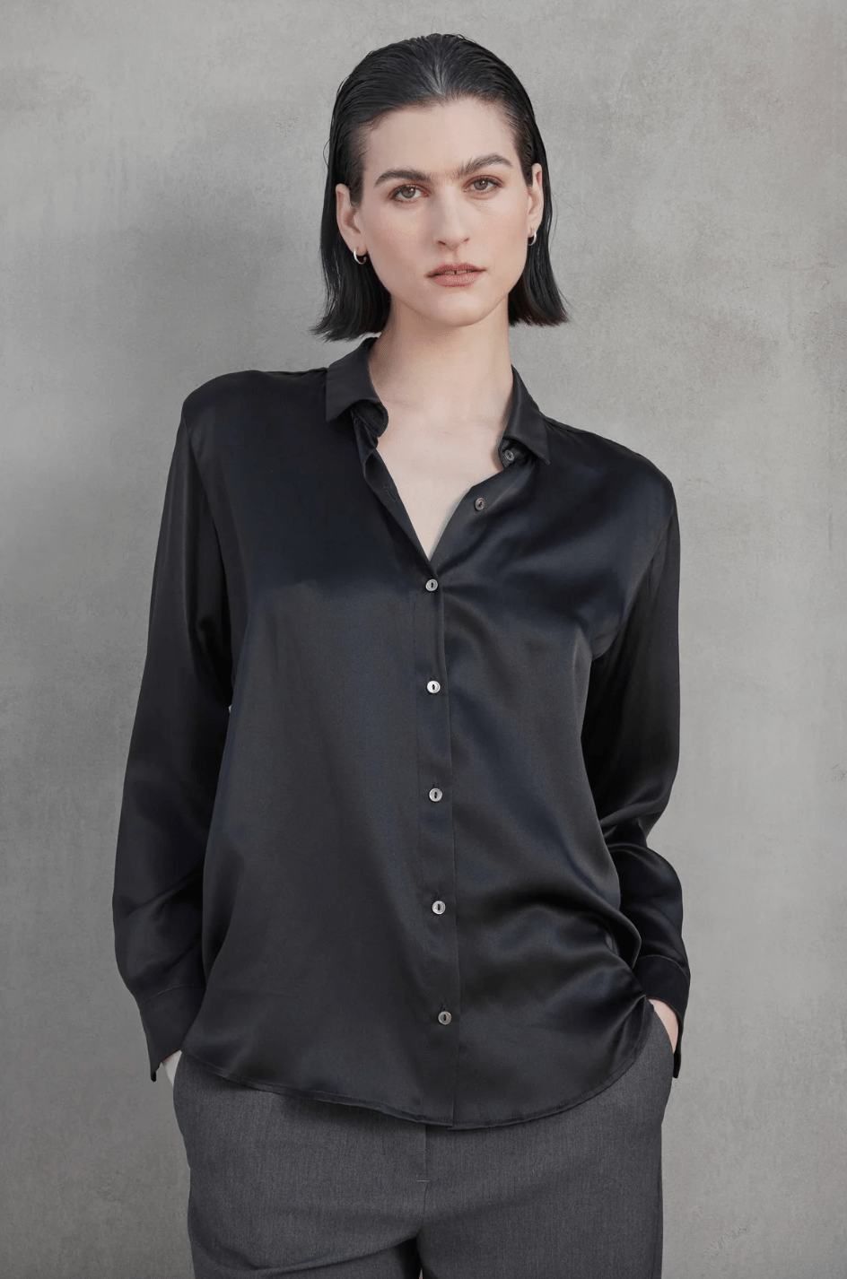 Calabasas Button Down Top - The Collective Park City